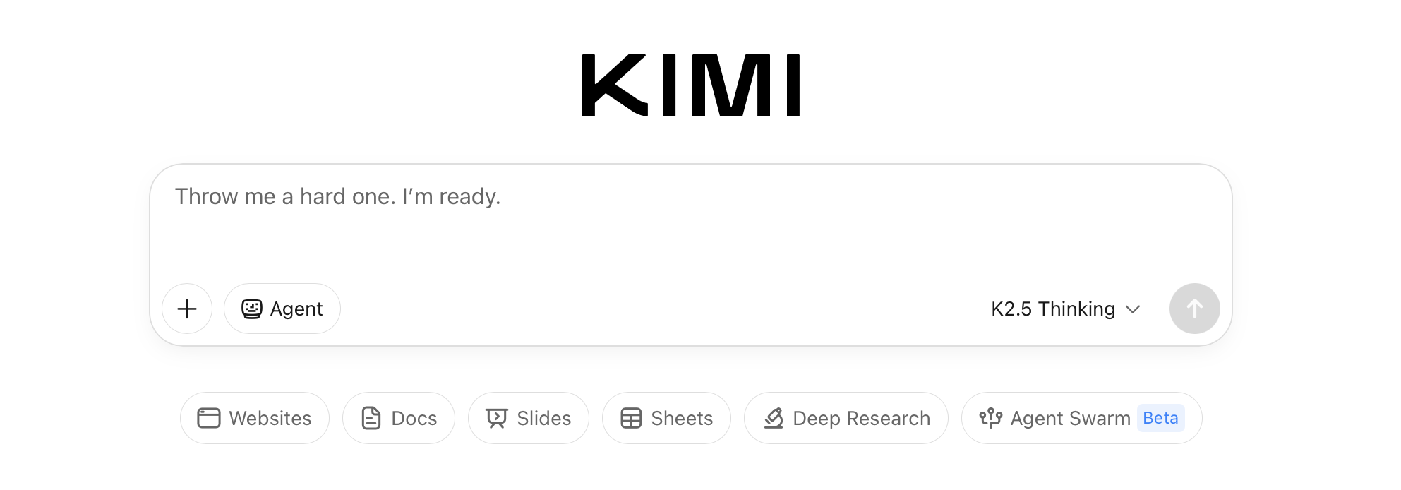 Kimi 网页端界面